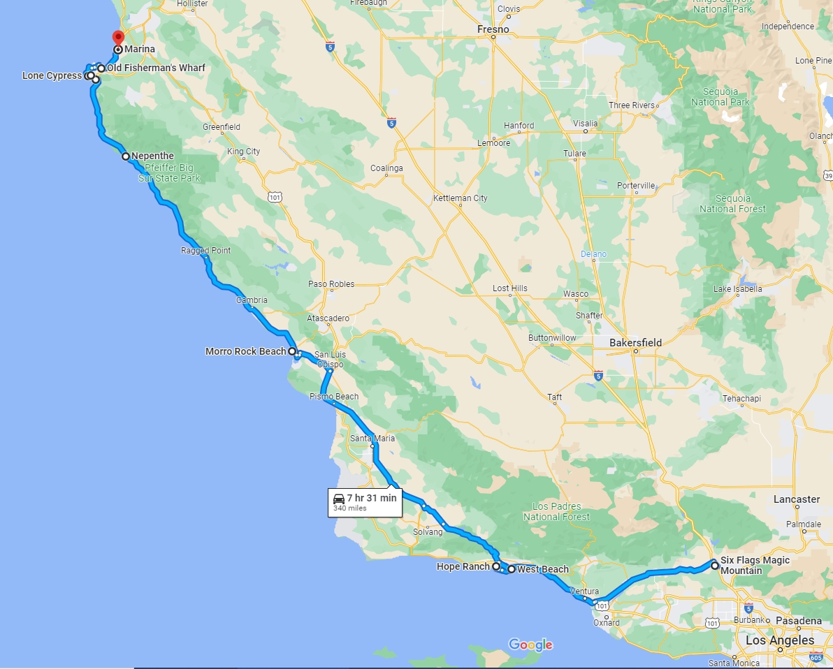 Name:  Day 13 - Santa Clarita to Marina - 354 miles.jpg
Views: 3167
Size:  569.2 KB